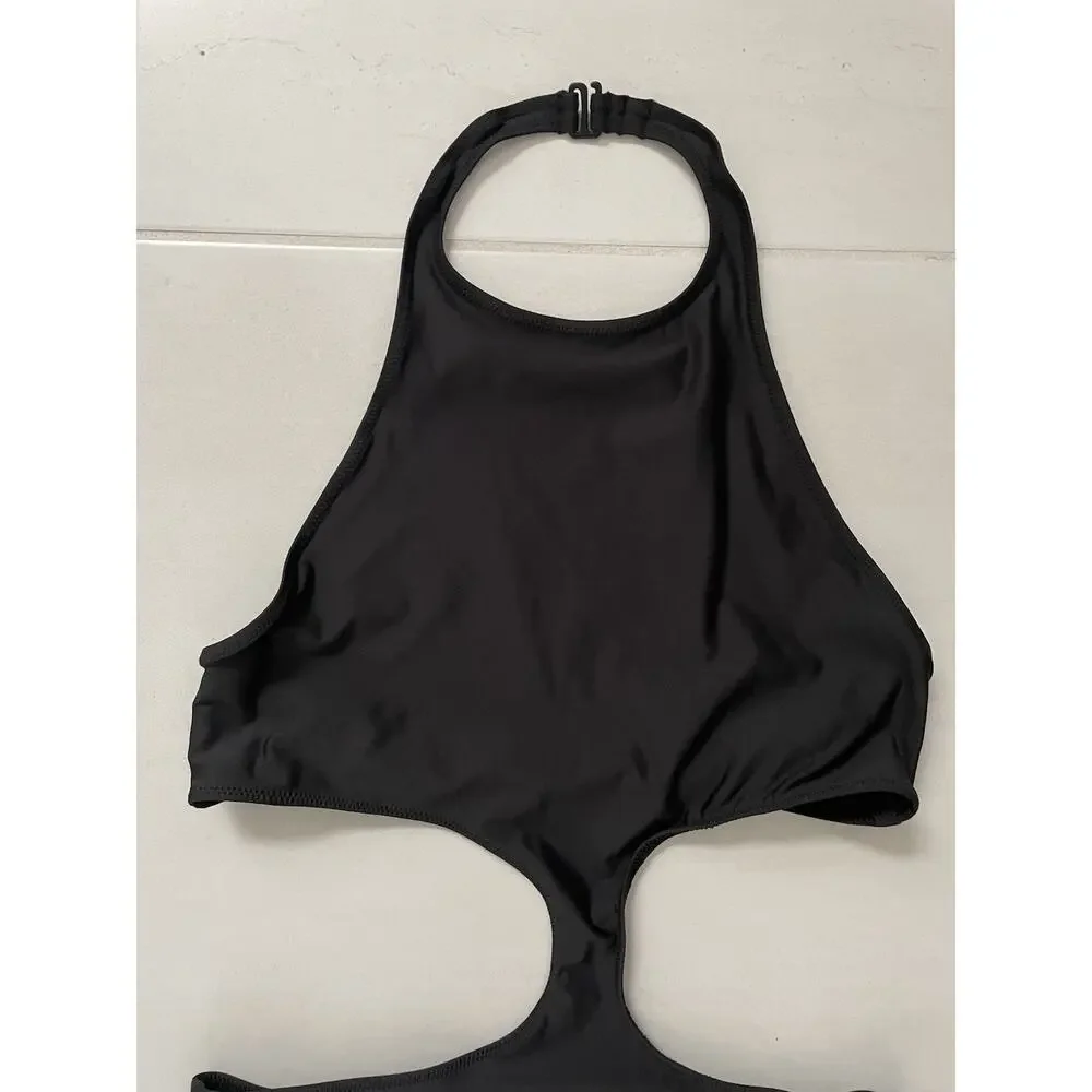 Skims Swim One Piece Monokini Halter Swimsuit Beach Summer